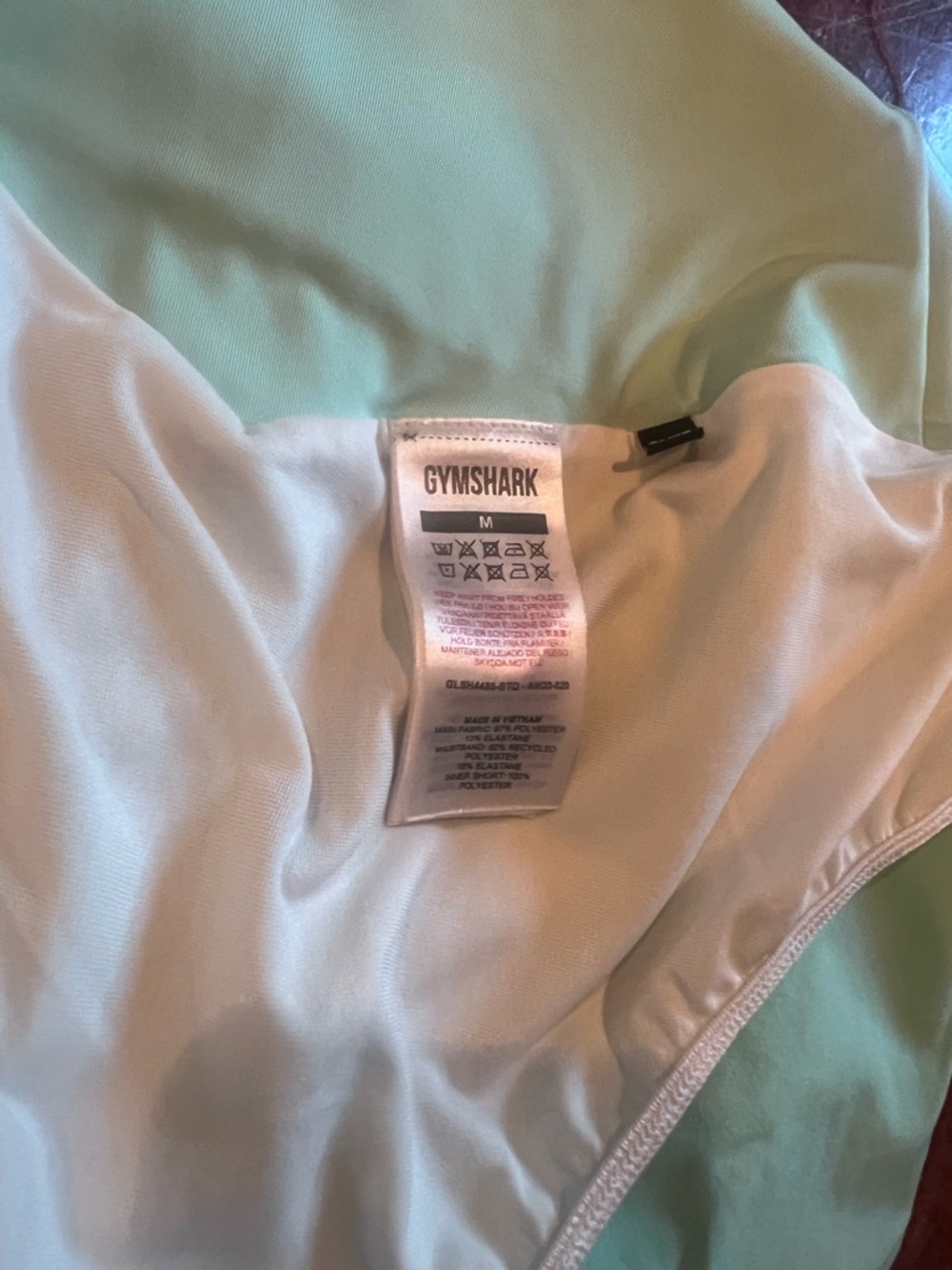 Gymshark Wmns Speed Shorts-Bright Turquoise Size: M - Picture 6 of 6